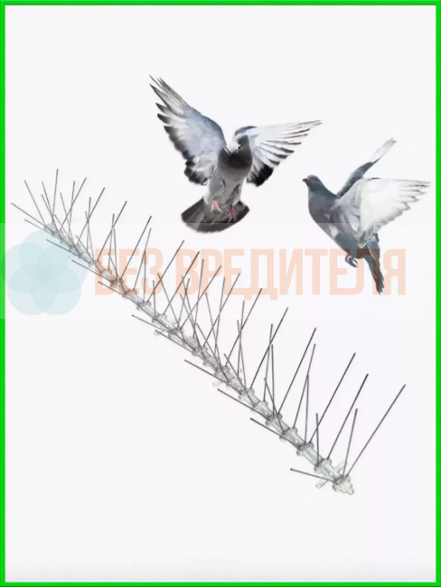 Шипы от птиц Jinshi (5 метров, 10 секций по 50 см) Шипы от птиц Jinshi (5 метров, 10 секций по 50 см)