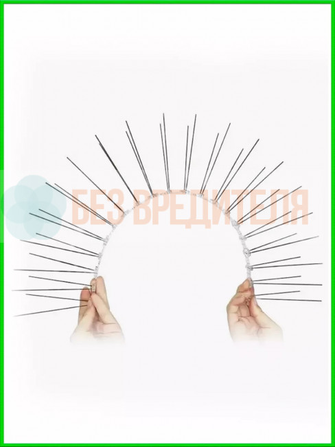 Шипы от птиц Jinshi (5 метров, 10 секций по 50 см) Шипы от птиц Jinshi (5 метров, 10 секций по 50 см)