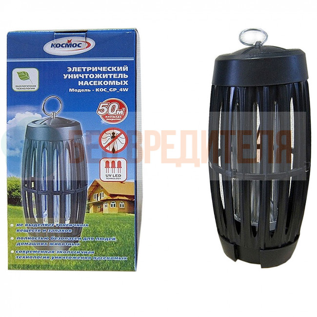 Электрическая ловушка для комаров Космос KOC GP 4W Электрическая ловушка для комаров Космос KOC GP 4W